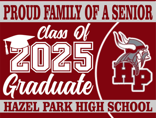 Hazel Park High School Yard Sign- Logo